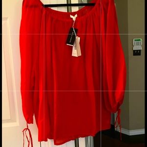 Skin Worldwide Gorgeous red summer top. NWT from Net a Porter - size 3 (12-14)